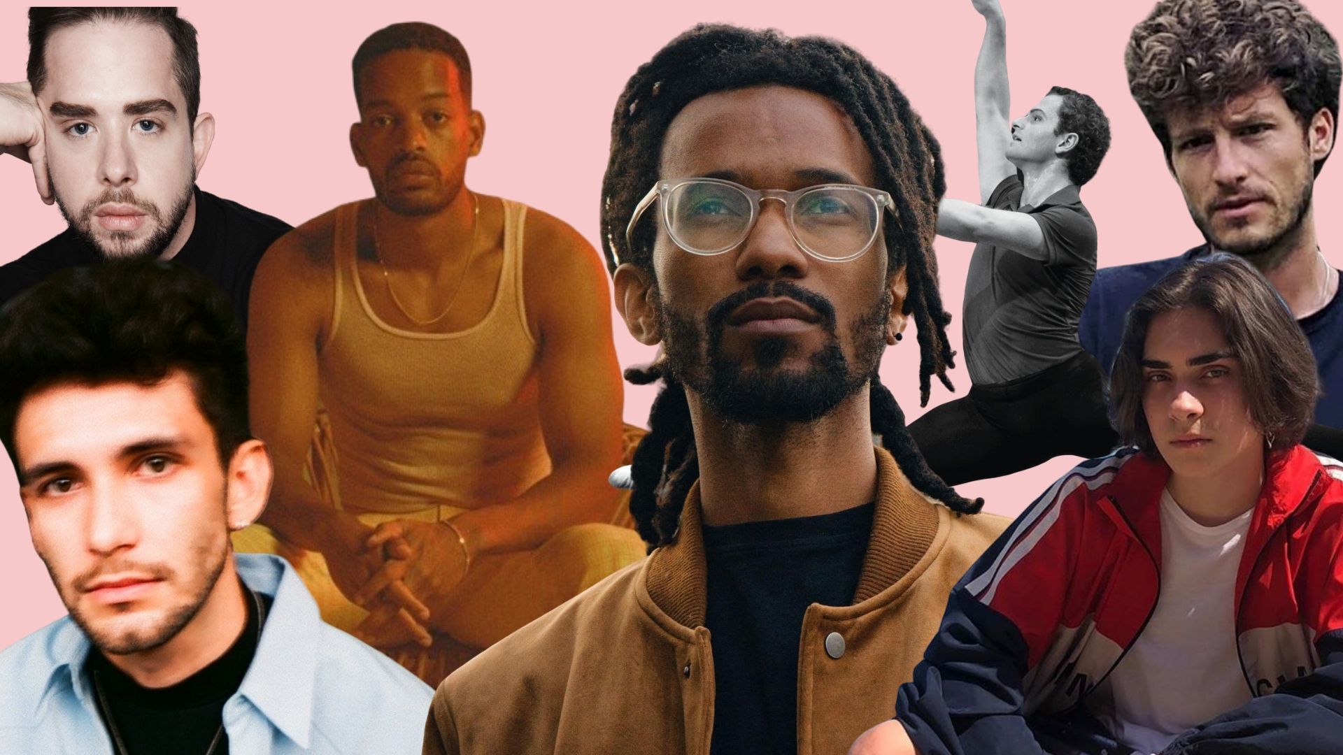 Diverse creatives, musicians, black guy dreads coronavirus 