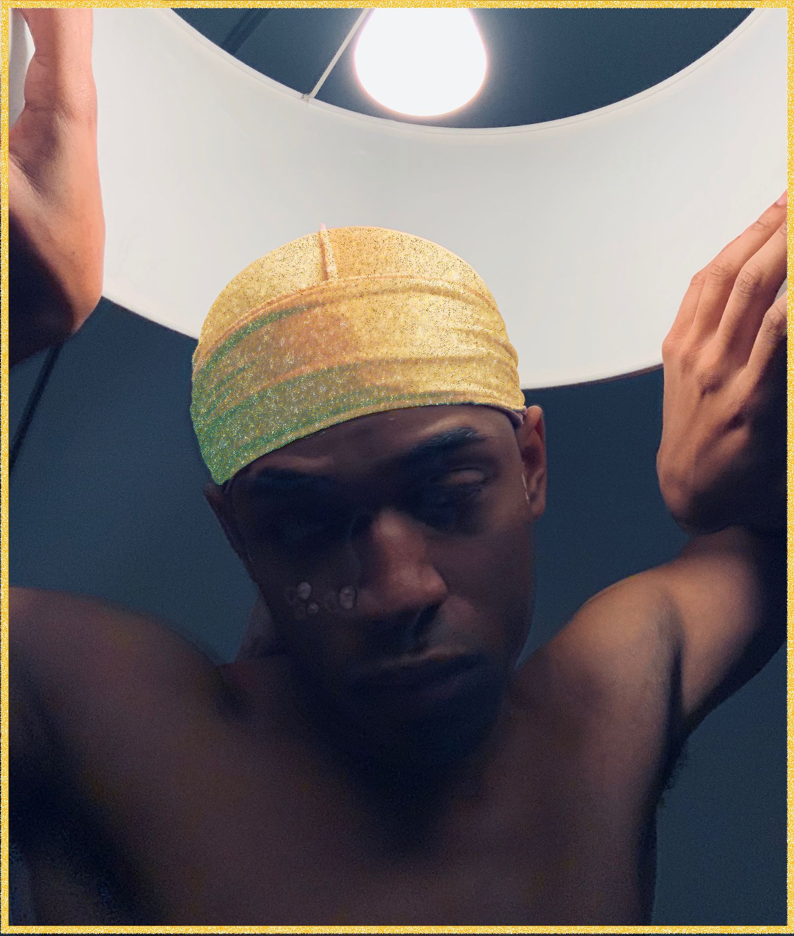 Kelvin Harrison Jr. in light self-portrait cover