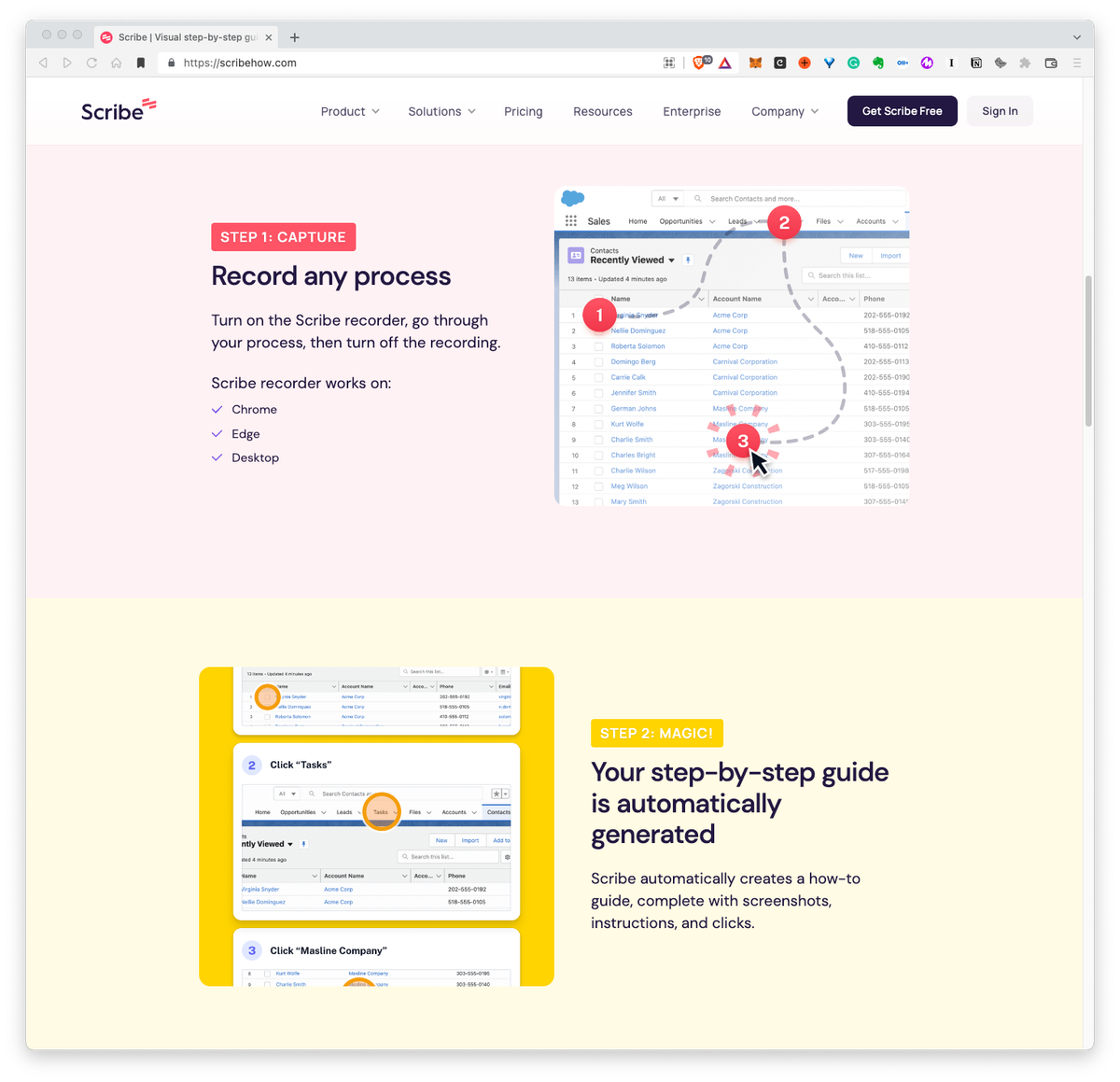 Scribe: Turn any screen recorded process into a step-by-step guide instantly. 