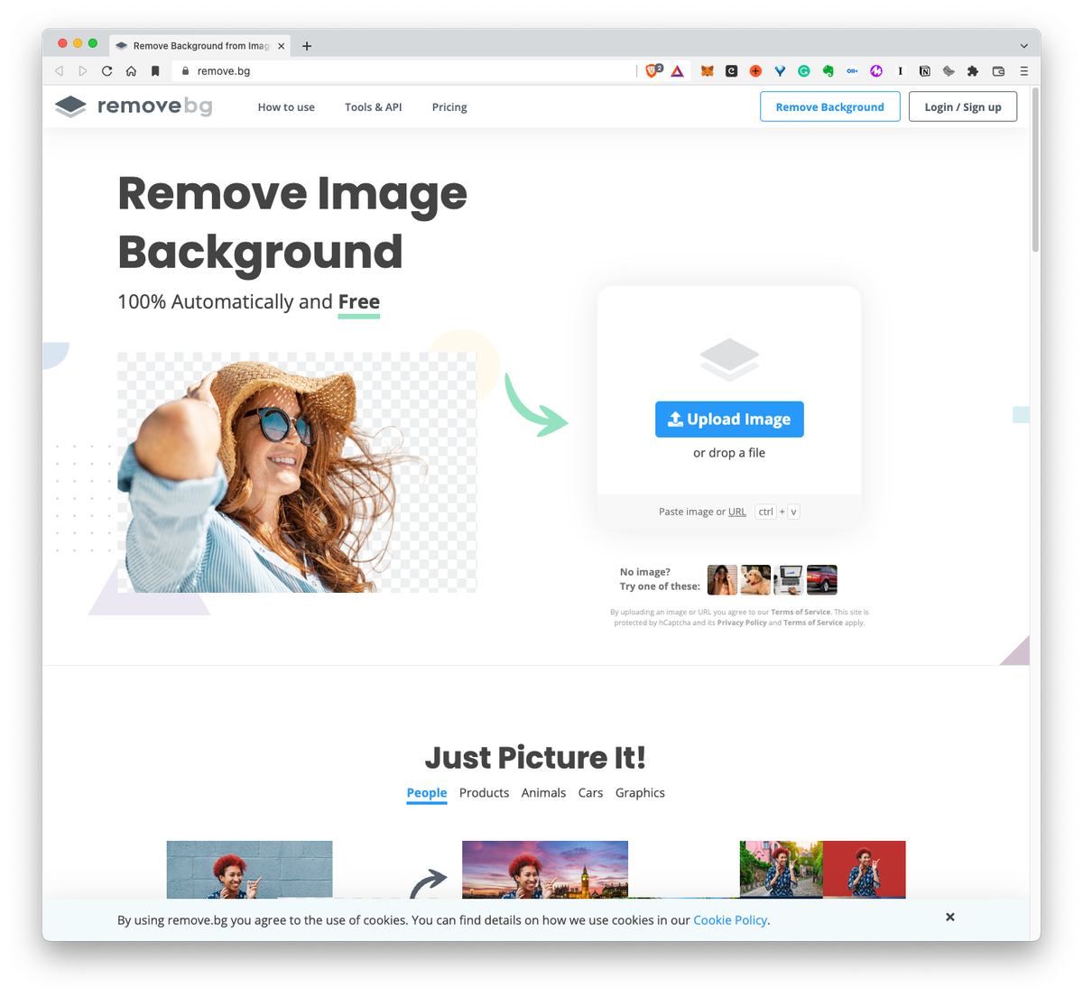 Removebg: Remove Image Background. 100% Automatically and Free. Idiot proof.