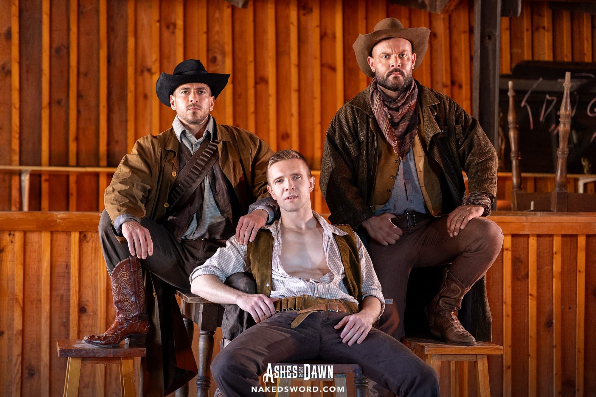 Sir Peter, Paddy O'Brian, and Serg Shepard.