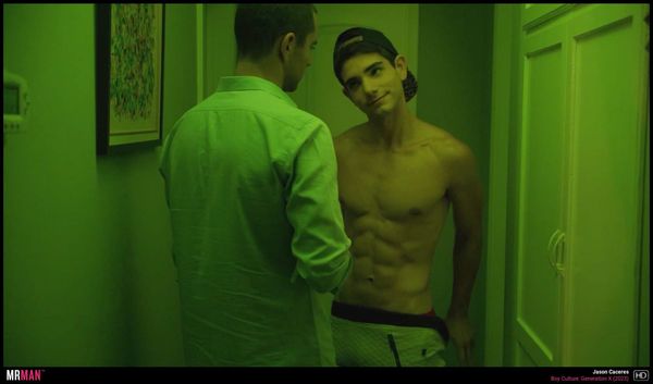 Jason Caceres Showed His Hung Cock in a 2023 Film, Pass It On