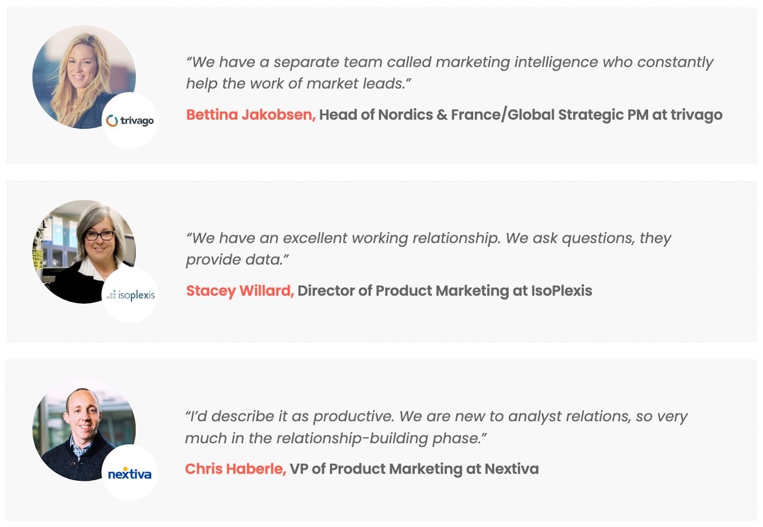 What PMM leaders had to say about their working relationships with analysts