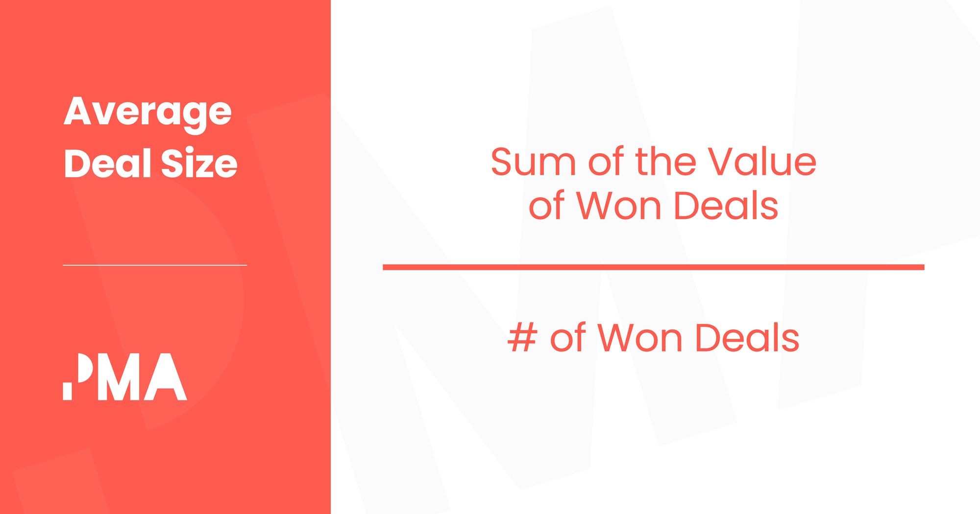 Establishing the size of your average deals will help you put essential plans in place and allocate team resources accordingly.