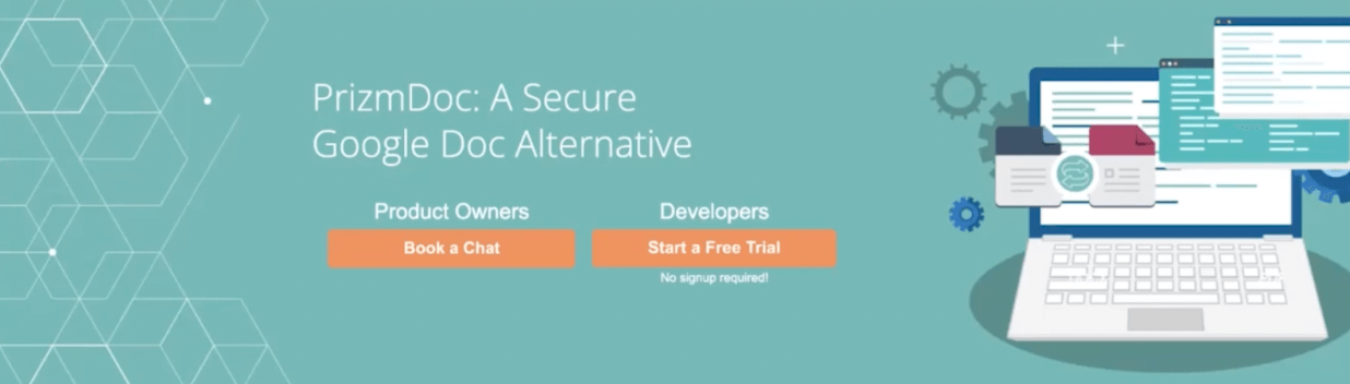 Our marketing department engages with two very distinct personas: the decision maker, who is usually the product owner or problem owner, and the influencer, who is usually a developer. With this in mind, we've created landing pages for our Google ads to point to, and we’ve got two distinct CTA buttons on these pages – one inviting product owners to book a chat, and one inviting developers to start a free trial.