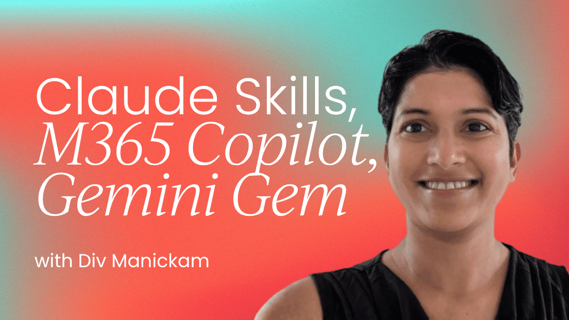Using Claude Skills, M365 Copilot, and Gemini Gem in product marketing and product management