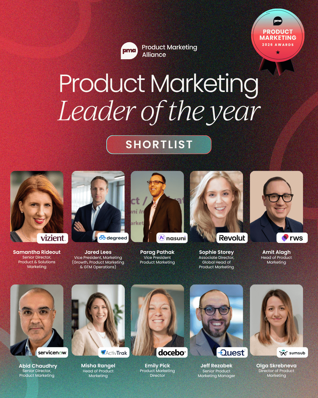 Product Marketing Leader of the Year