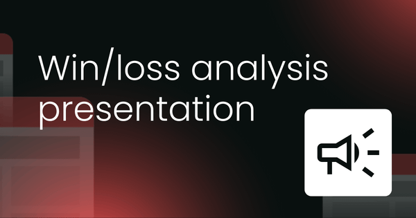 Win/loss analysis  presentation template