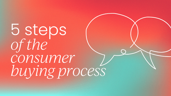 The five steps of the consumer buying process:  Explained