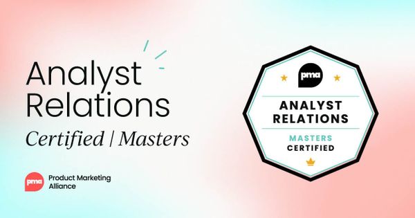 Analyst Relations Certified: Masters