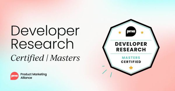 Developer Research Certified: Masters
