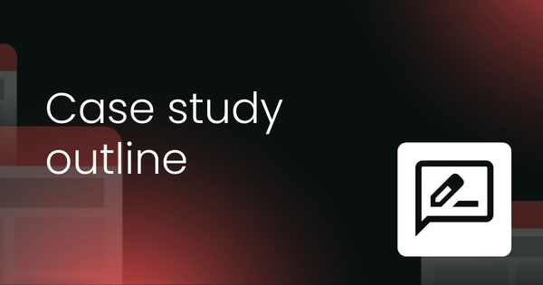 Case study outline template