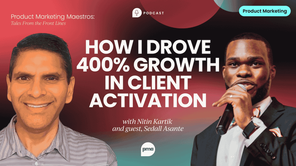 How I drove 400% growth in client activation   with Sedall Asante [Video]