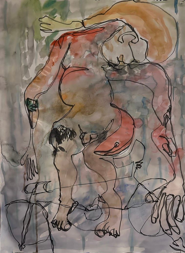 Self Portrait on a Bike