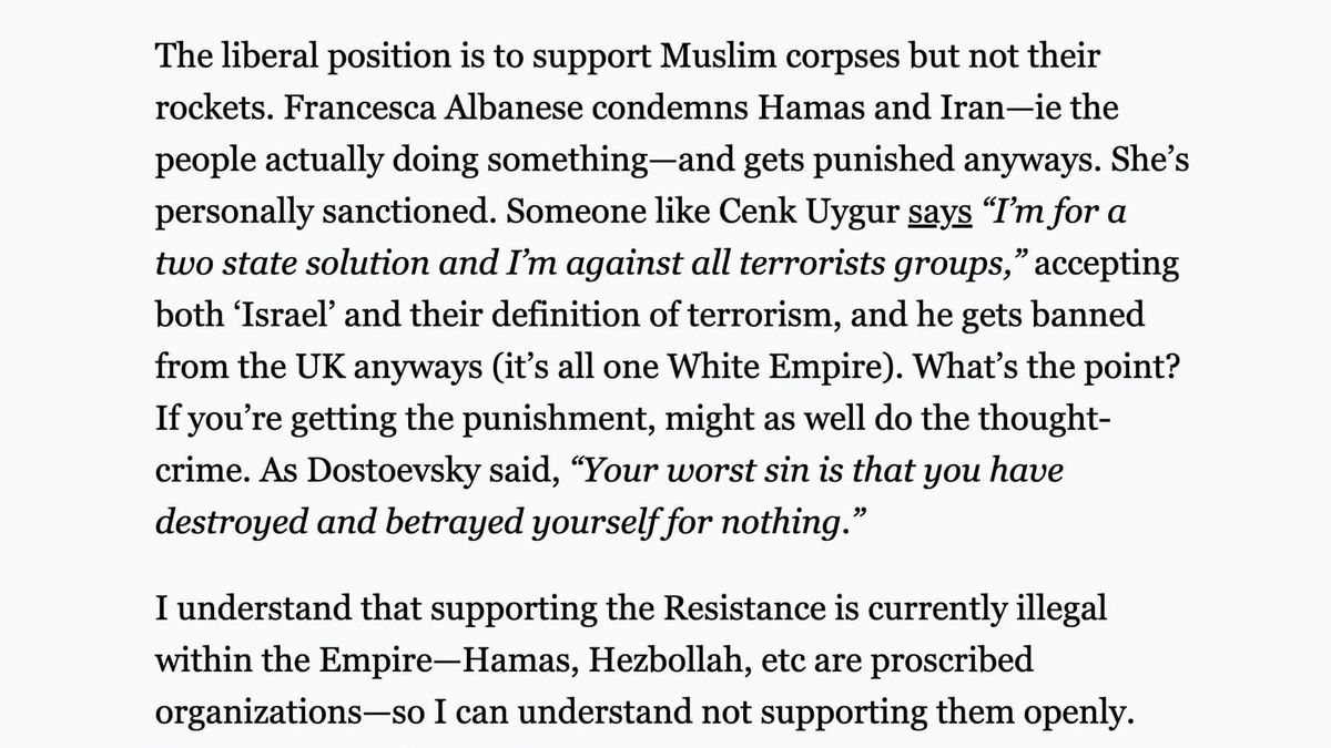 Might As Well Support Hamas. They&rsquo;ll Punish You Anyways