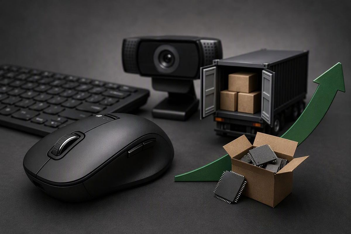 Logitech CFO Says 45% Gross Margins Are 'Simply Not Reality' As Freight And Component Costs Climb