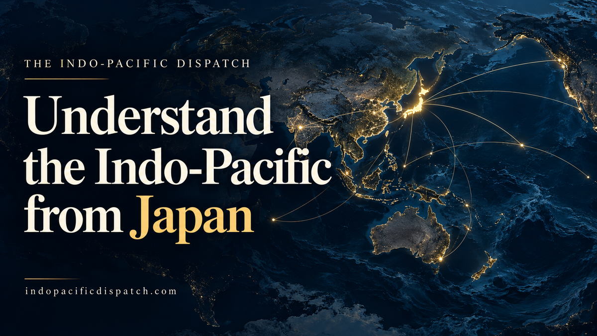 Understand the Indo-Pacific from Japan.