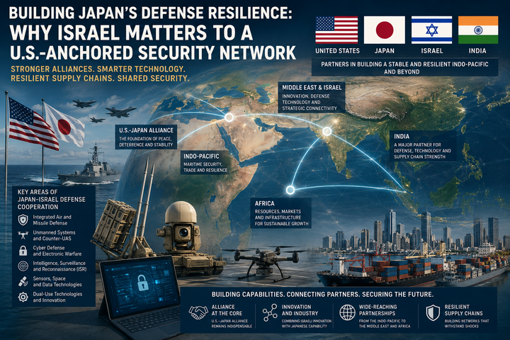 Building Japan’s Defense Resilience: Why Israel Matters to a U.S.-Anchored Security Network