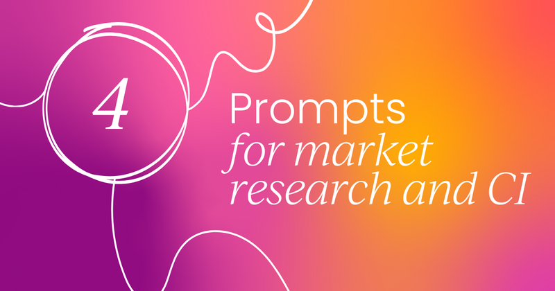 PMM power-prompts: Market research & competitive intelligence