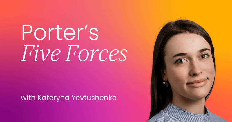 Porter's five forces explained (+ template!)