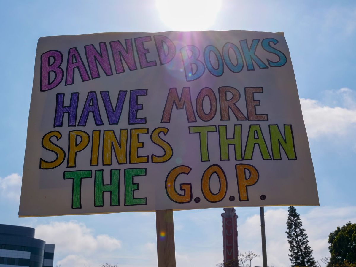 PHOTOS: The Best Signs from Trump and Elon Protests in Culver City