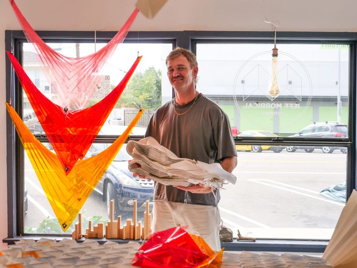 Jeff Morrical reconstructs paper, and his career, to create art