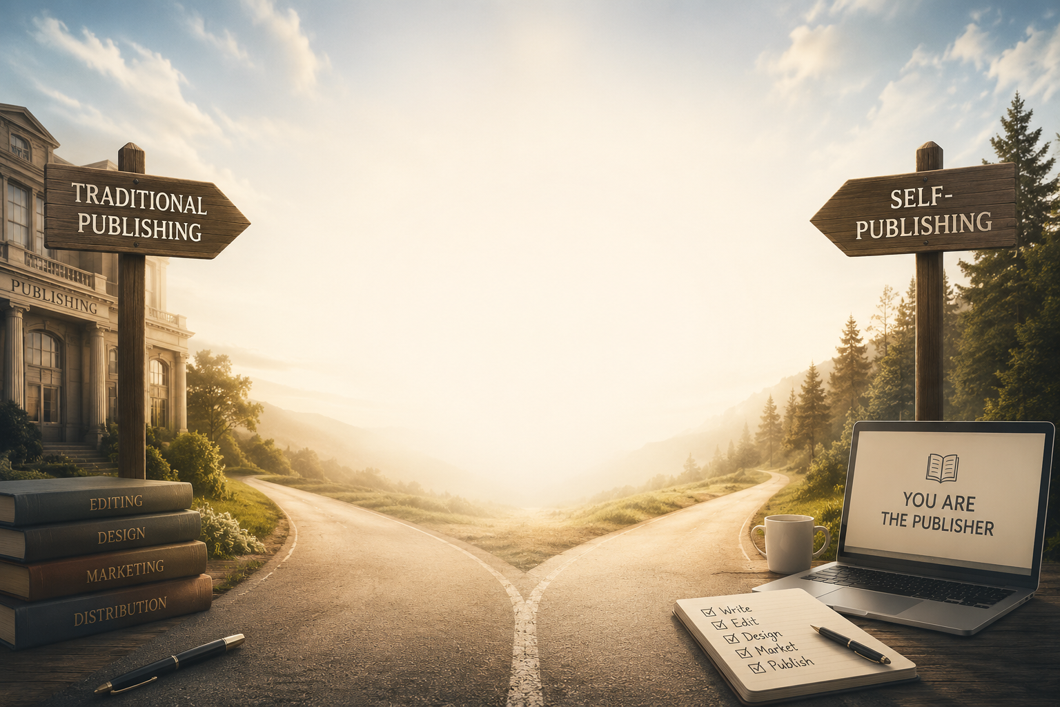 Traditional Publishing vs Self-Publishing: Which Path Is Right for Your Book?