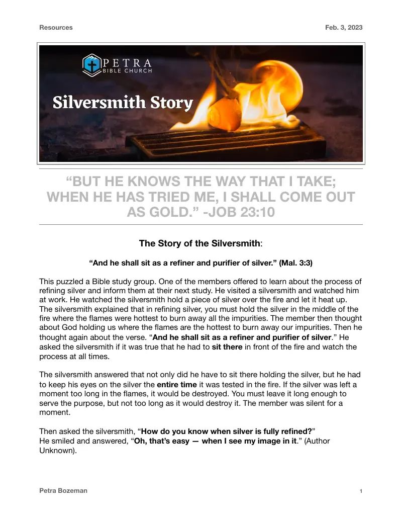 Silversmith Article