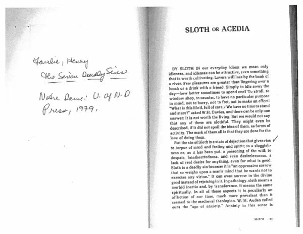 Acedia (Fairlie)