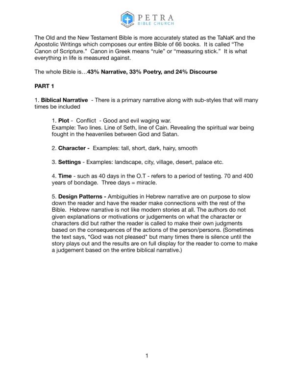 Old Testament Themes