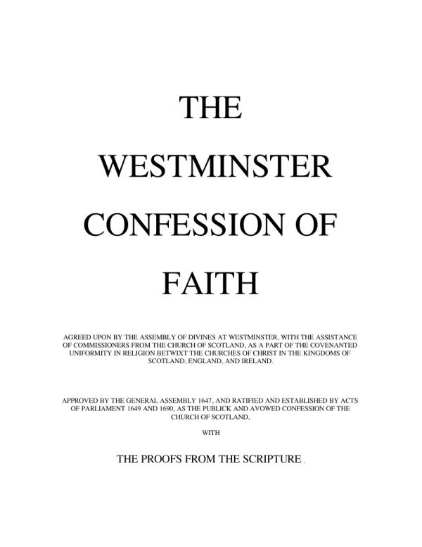 Westminster Confession
