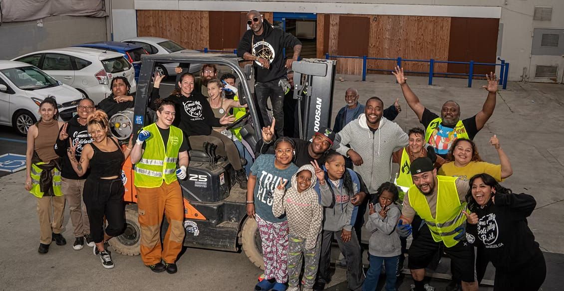 They organized mutual aid in the same place for nearly a decade. Now they're being forced to move.