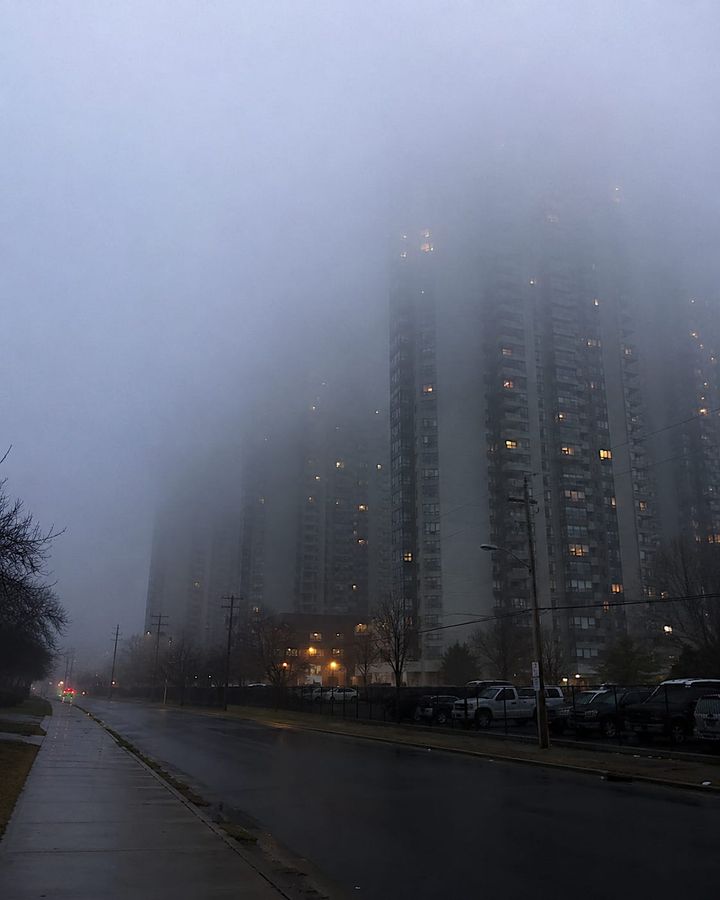 The higher the buildings rose, the less they belonged to the street.