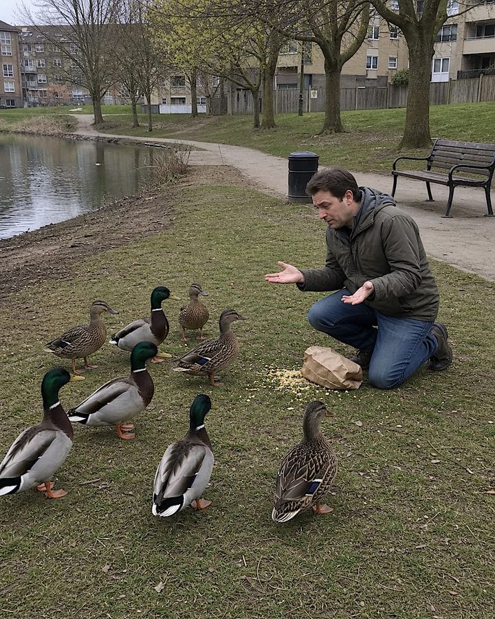 "The ducks accepted his apology, but not his version of events."