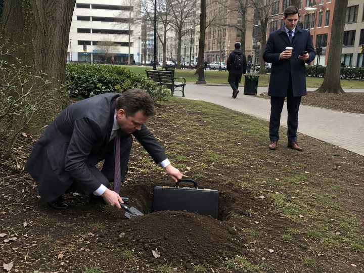 The last person who took the briefcase home came back with a different laugh.