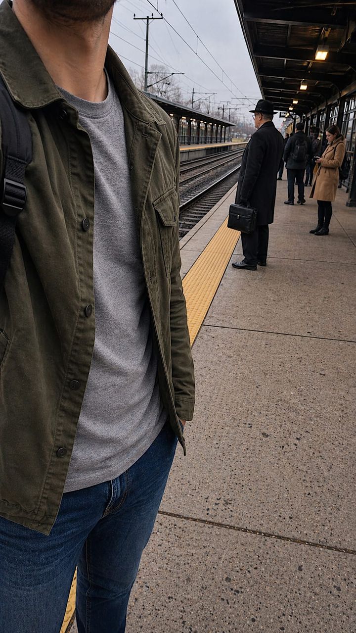 I’ve never seen him at my station before.