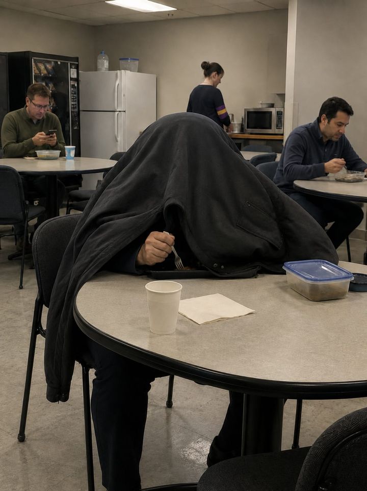 He called his supervisor "Mommy" at the department meeting.