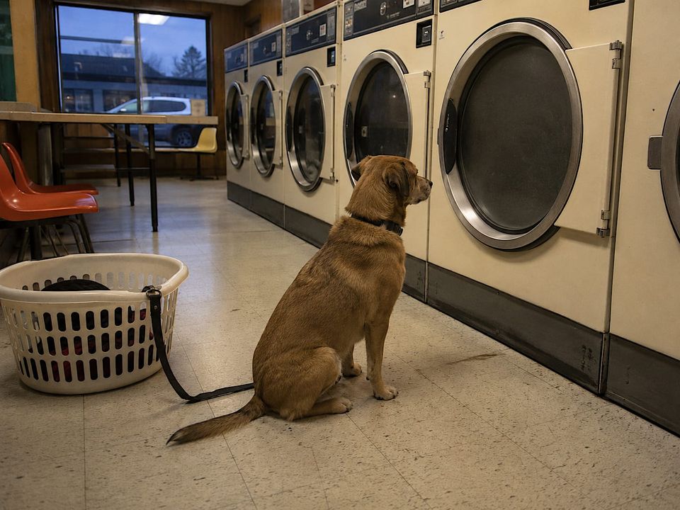 His owner was almost done becoming warm again.