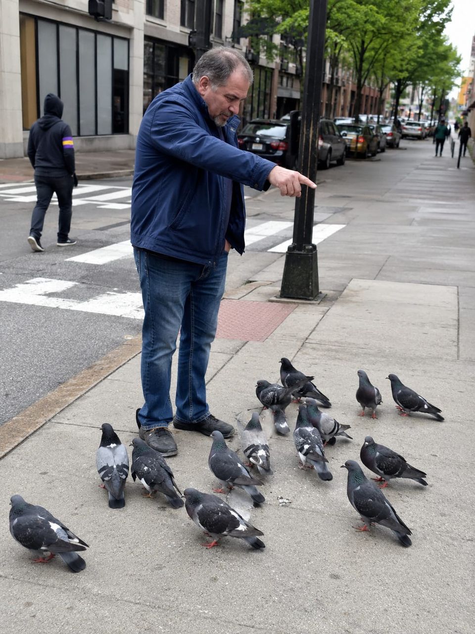 The tour group was not respecting the itinerary.