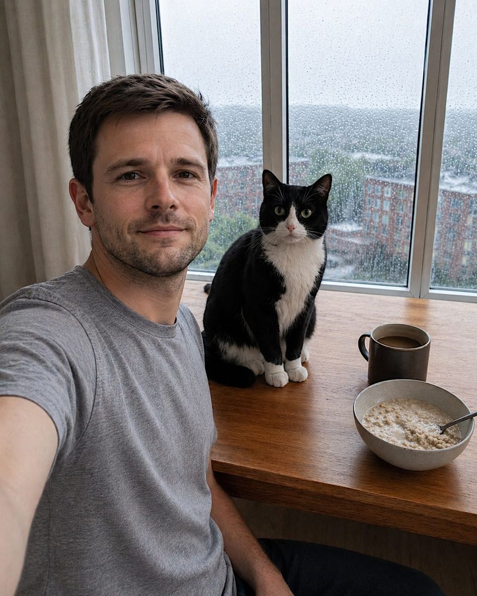 "Here, in the soft light of morning, the household supervisor has resumed her post, overseeing a breakfast operation in which she has no formal duties, but considerable influence."