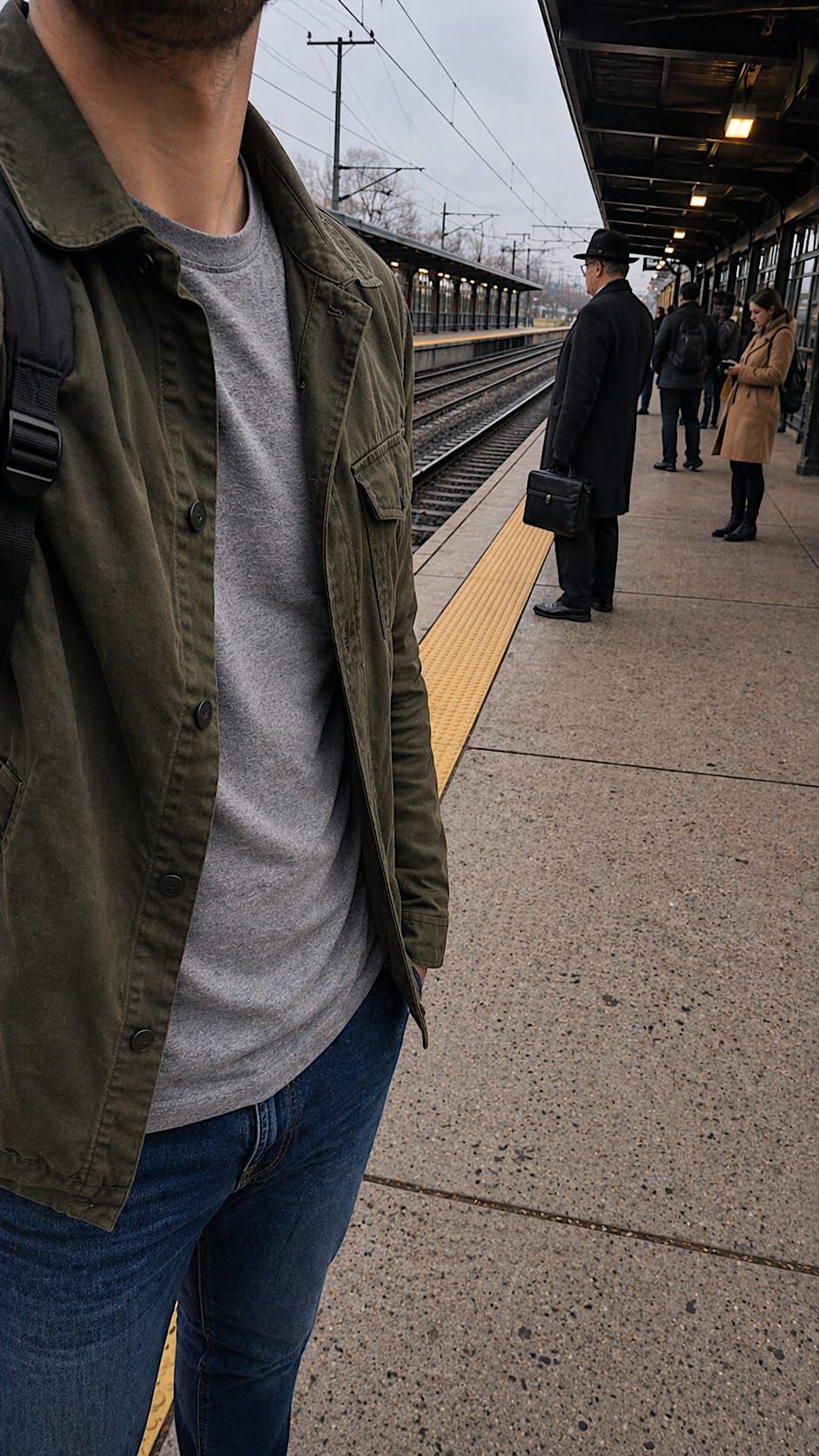I’ve never seen him at my station before.
