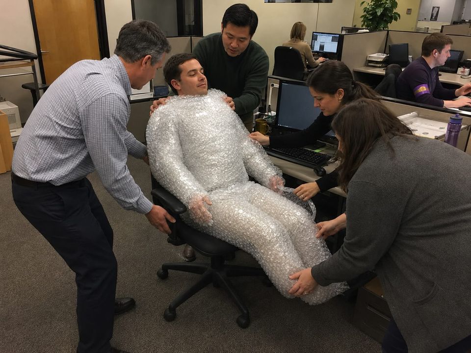 "Having reached the end of his larval stage and now enclosed in the safety of the cocoon, this management hopeful’s old form will begin to dissolve and rearrange. If all goes well, he will emerge soon: damp, blinking, and asking for the Q2 numbers."