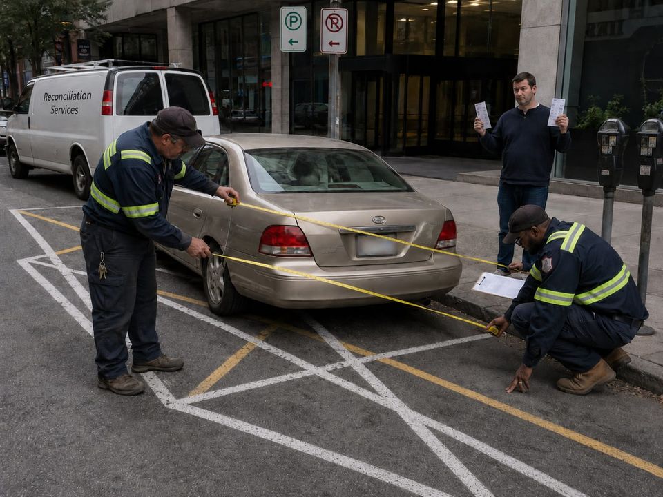 They kept asking him if he was sure he hadn’t parked in both realities.