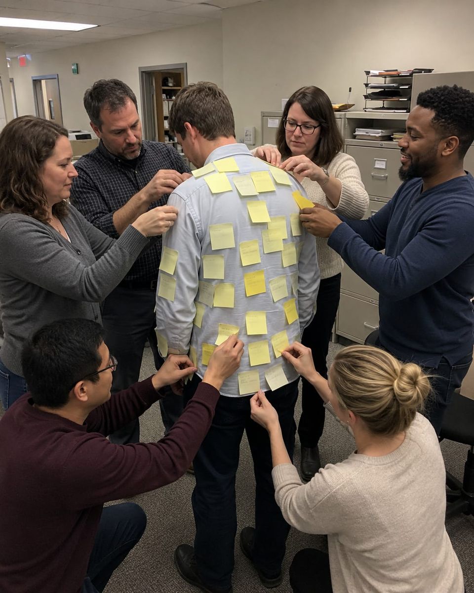 This is what happens when you try to cut through Project Management. They removed what they could and released him back into Accounting.