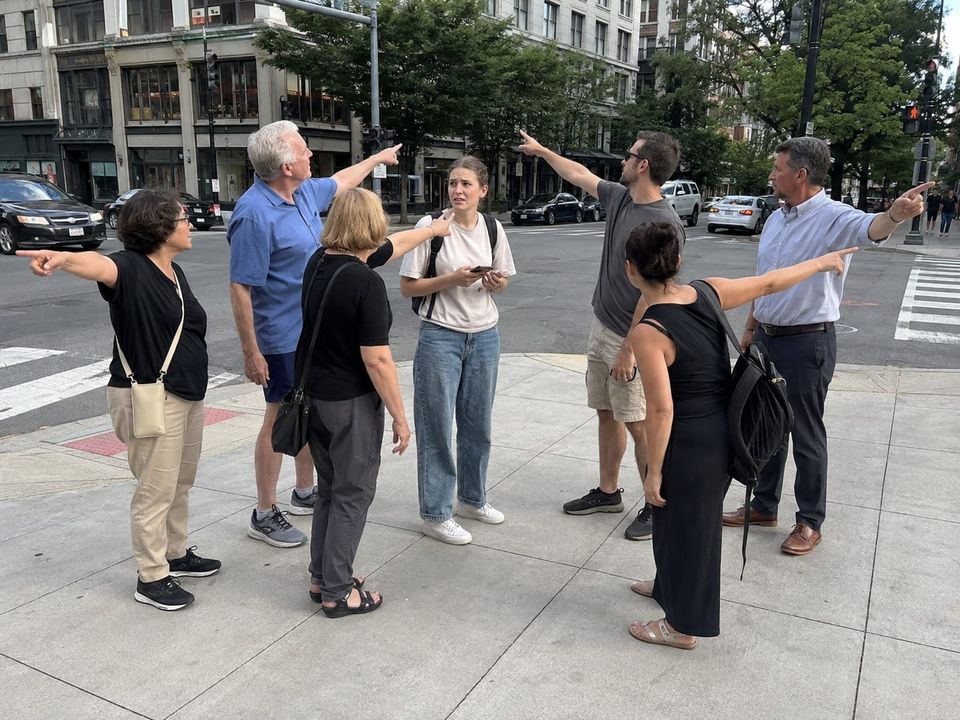 Her next question was, “Did any of you intend to be at this intersection?” One person said, “Eventually.”