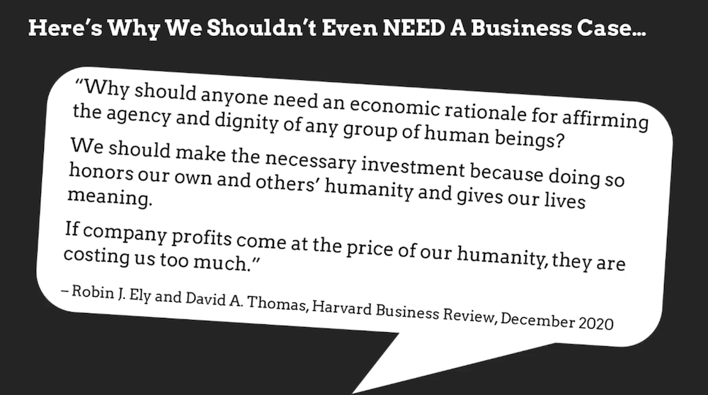 Here's why we shouldn't need a business case