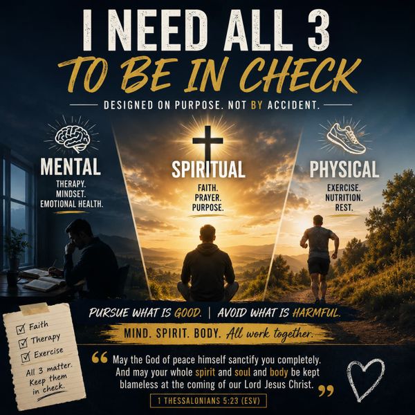 Mental + Spiritual + Physical Health