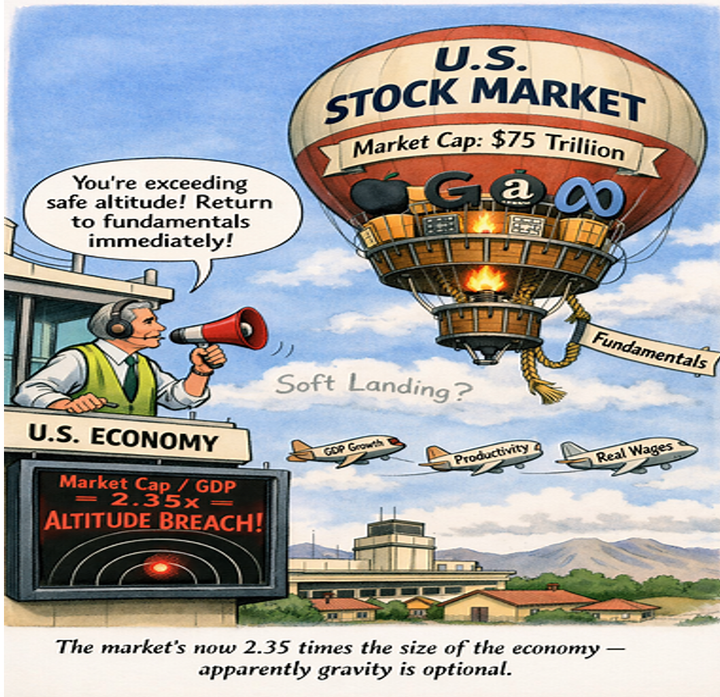 A Thought Experiment on Equity-Market Concentration: What Happens If Equities Fall 35%?