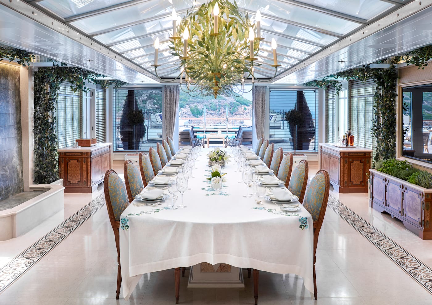 oligarch superyacht Amadea interior