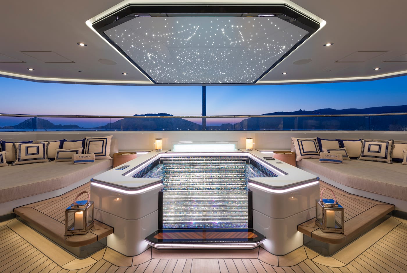 oligarch superyacht Amadea interior